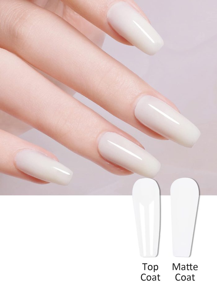 25pcs Milk Color Extension Nail Gel Kit 15ml Poly Prolong Gel Nail Acrylic Strengthen Gel With Nail File Extension Mold Clip Brush Cleanser Manicure Tools - Image 7