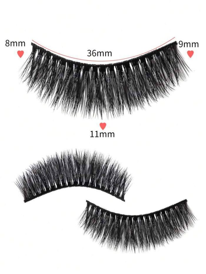 5pairs Volumized False Eyelashes - Image 2