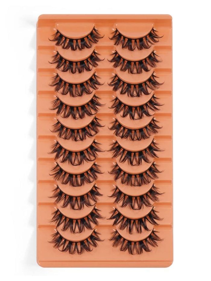False Eyelashes, 10Pairs Separated Fake Eyelashes Natural - Image 4