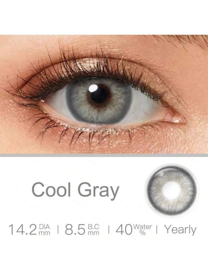 Magister Colored Contact Lenses Beauty pupils Blue contact Lenses Eye Cosmetic Color Lens Cool Gray