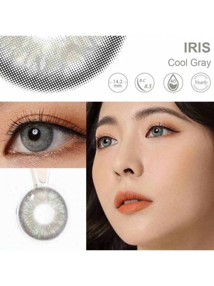 Magister Colored Contact Lenses Beauty pupils Blue contact Lenses Eye Cosmetic Color Lens Cool Gray - Image 2