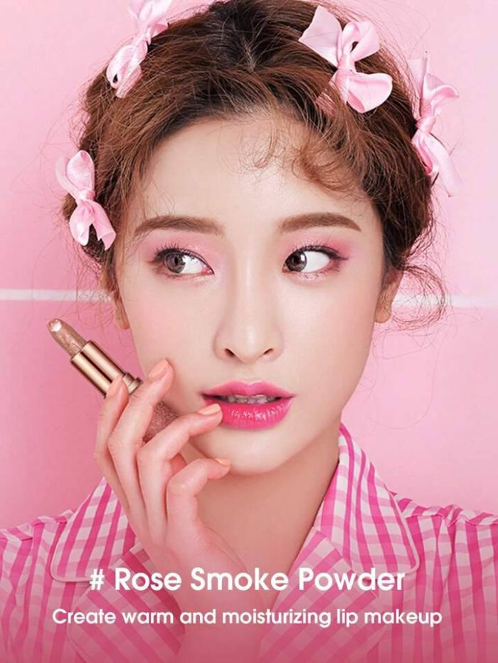 Starry Sky Jelly Lipstick, Long-Lasting Wear Temperature Change Lip Gloss Rusty Rose - Image 4