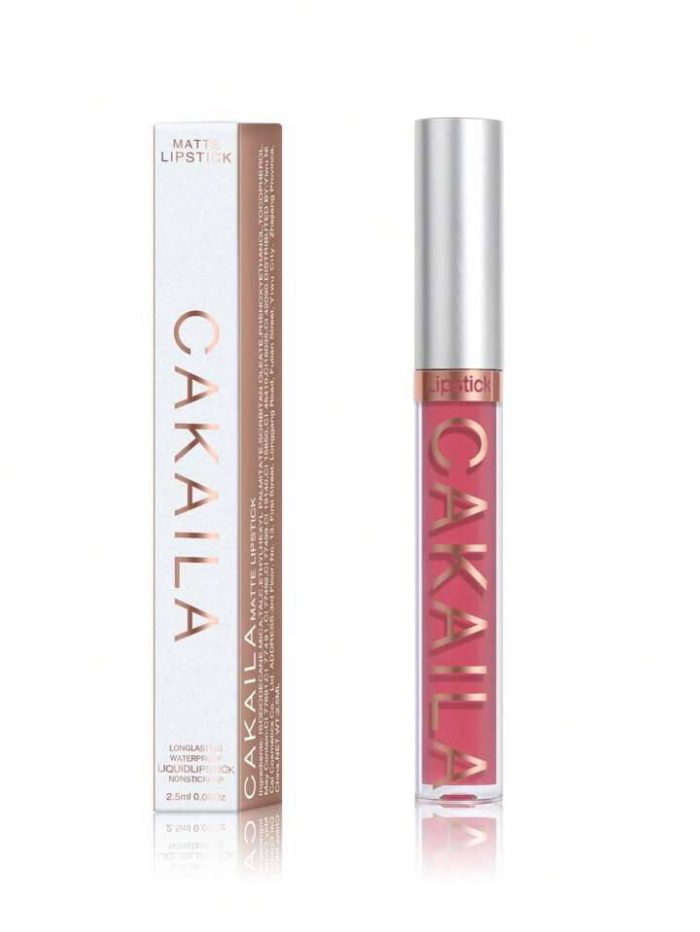 Waterproof Matte Lip Gloss,Non-Stick Cup Non Fading Liquid Lipstick For Beginner Pink - Image 3
