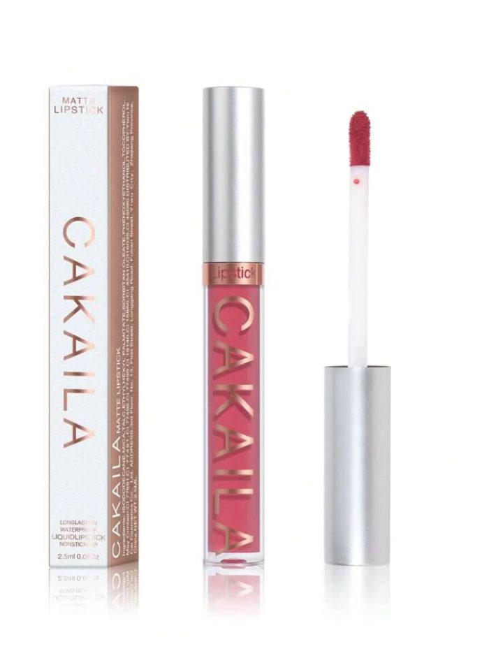 Waterproof Matte Lip Gloss,Non-Stick Cup Non Fading Liquid Lipstick For Beginner Pink - Image 2