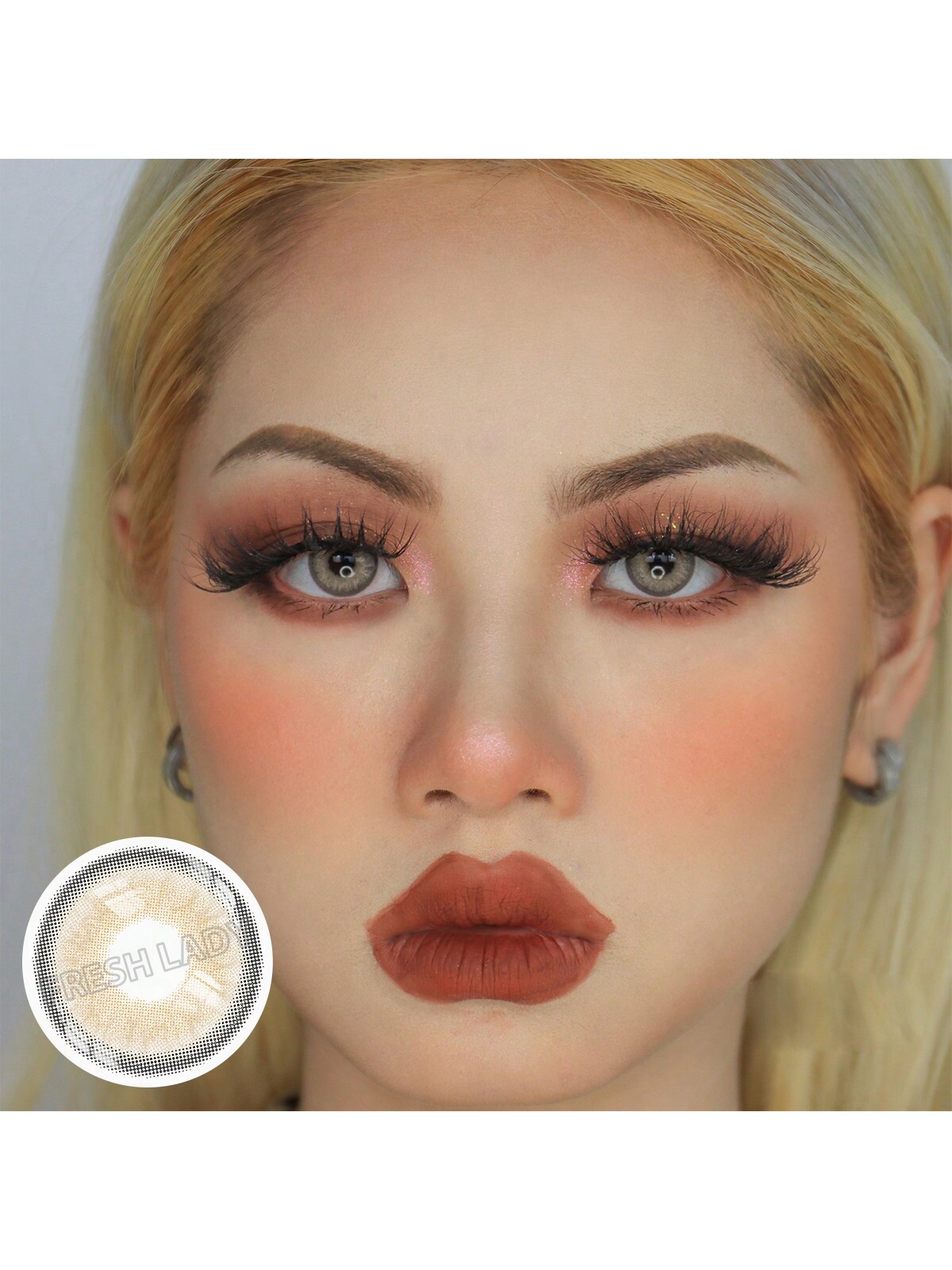 Freshlady Himalaya Grey14.0mm Contact Lenses 1 Year Disposable - Image 2