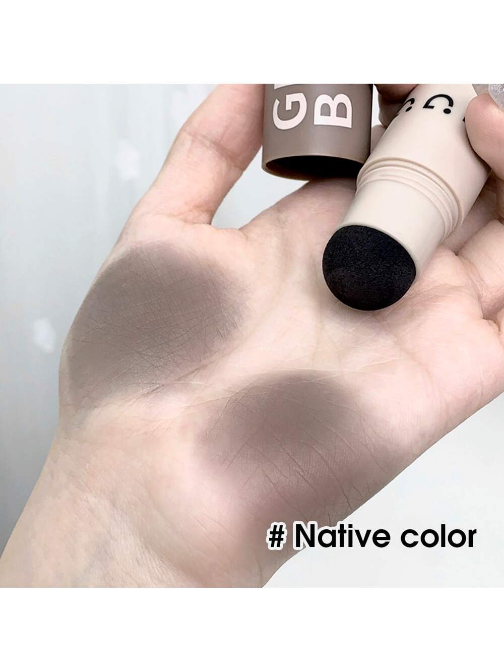 1Pc Thick And Fluffy Hairline Powder For Waterproof And Sweatproof Light Grey - Image 3