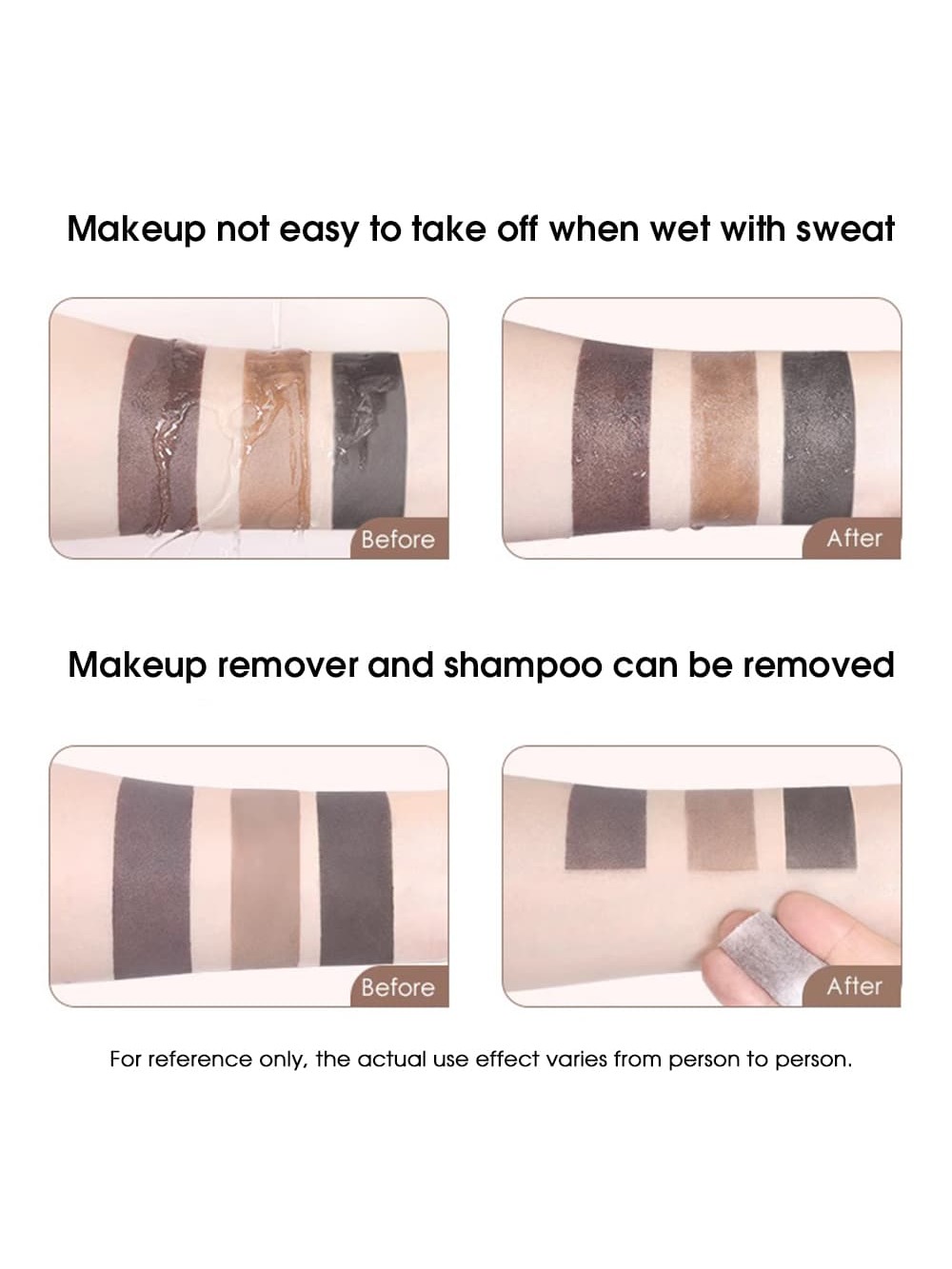 1Pc Thick And Fluffy Hairline Powder For Waterproof And Sweatproof Light Grey - Image 5