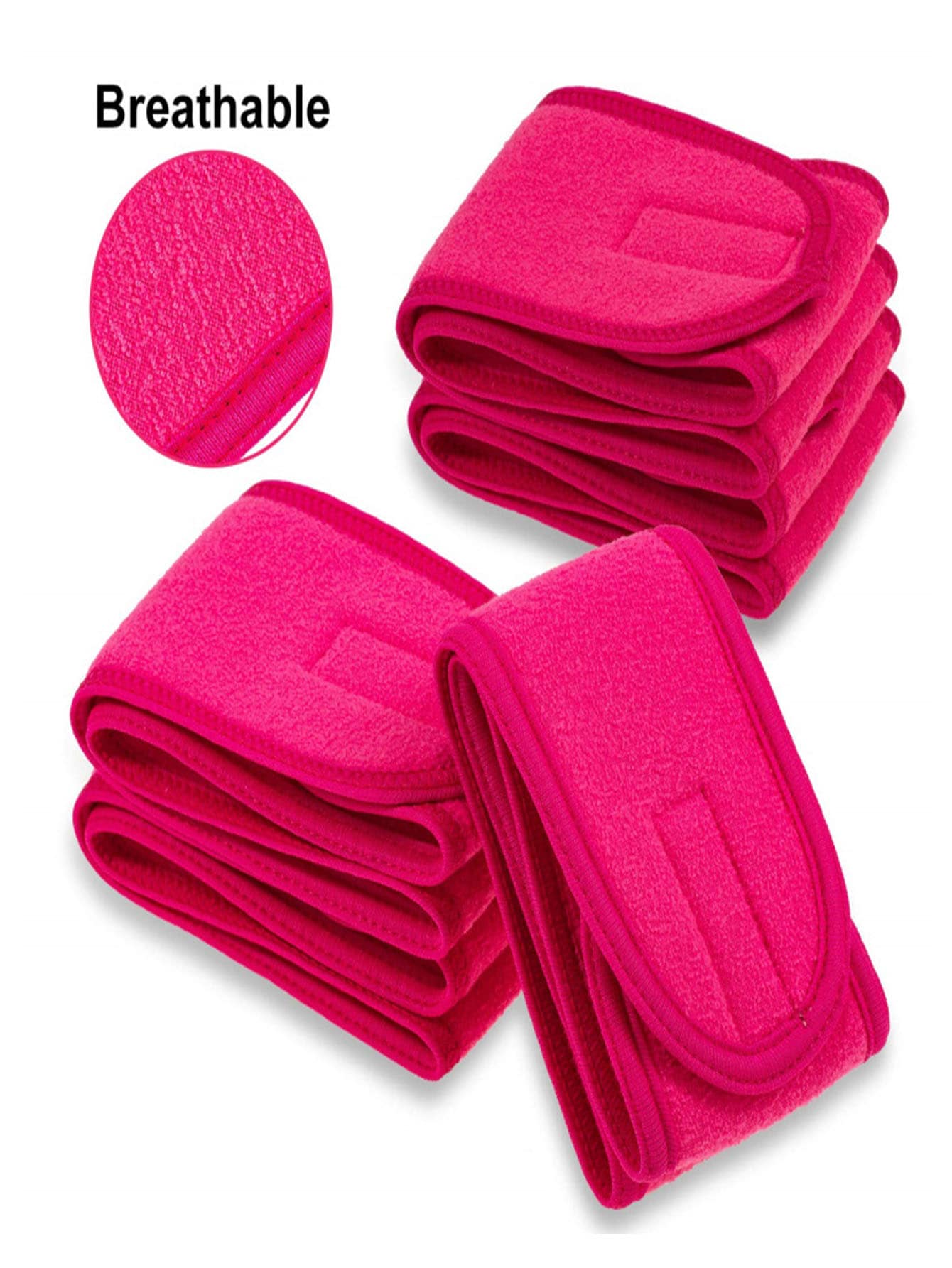 1pc Magic Tape Headband For Washing Face, Doing Makeup, Sports - Image 4