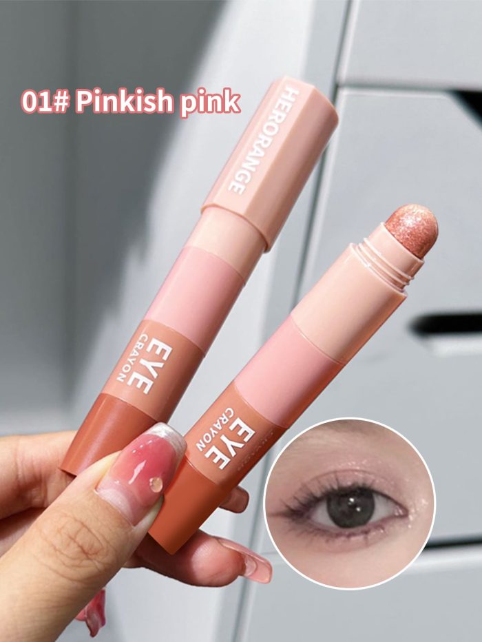 1pc Matte,pearl,sparkle,cosmetic Eye Shadow Stick With Long-lasting Waterproof