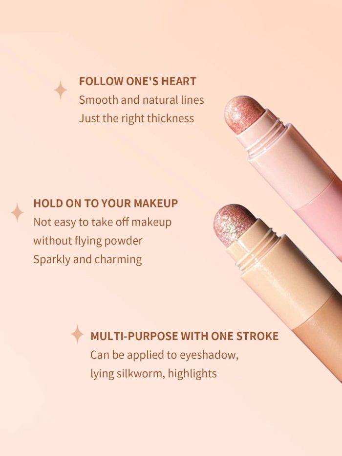 1pc Matte,pearl,sparkle,cosmetic Eye Shadow Stick With Long-lasting Waterproof - Image 3