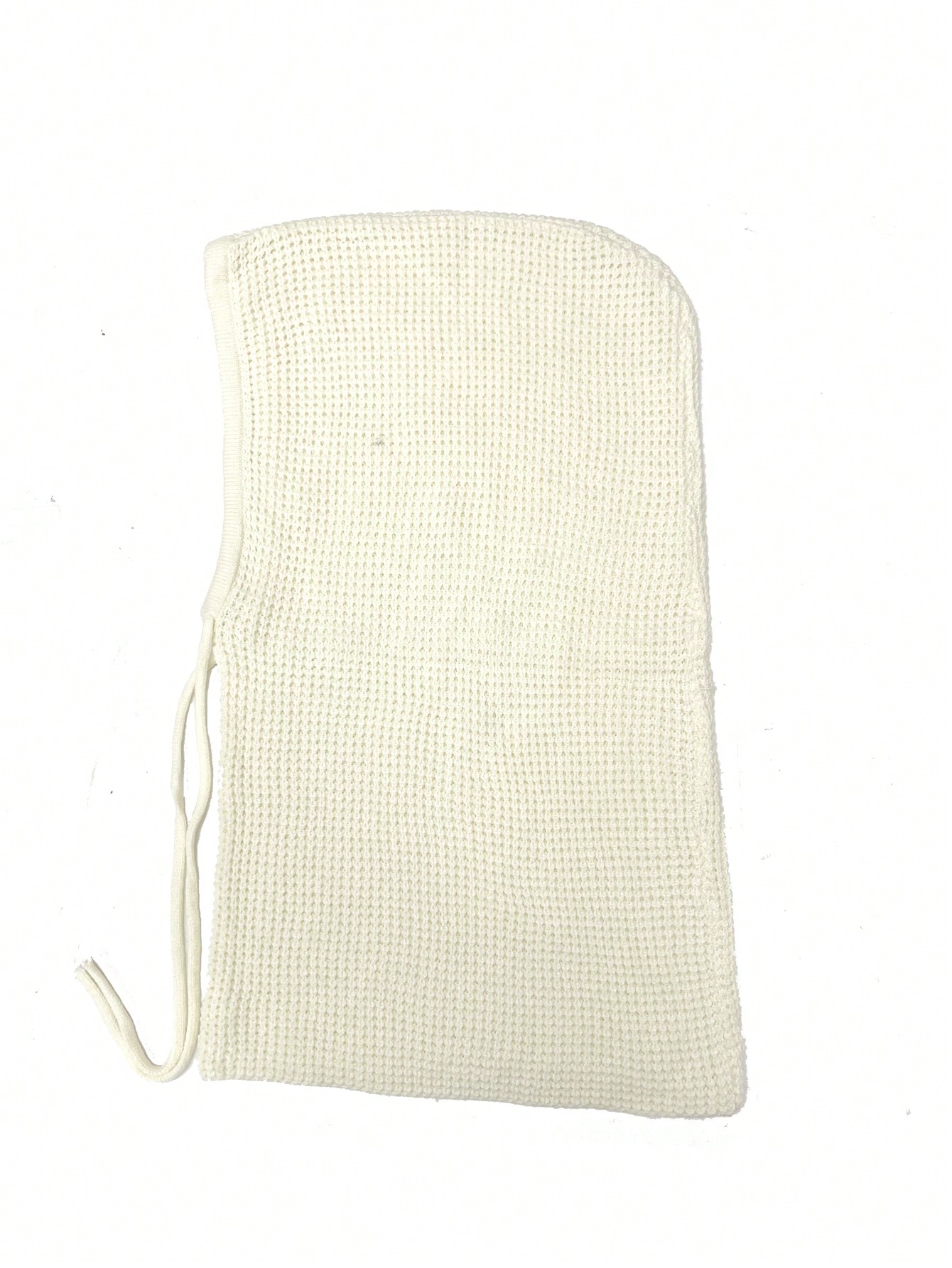 1pc Women's Winter Warm Scarf & Knitted Hat Set With Earflaps White - Image 6