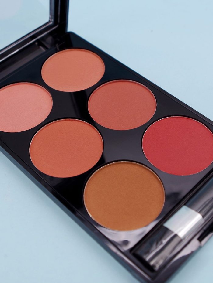 6-color Matte Blush Palette With Brush - Image 5