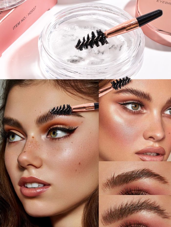 1Pc Eyebrow Cream Eyebrow Styling Gel Eye Brow Gel Eyebrow Makeup Product With Brush - Image 5