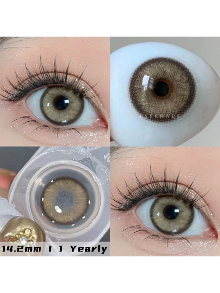 EYESHARE Natural Colored Contact Lenses for Eyes 2pcs New Contact Lenses Brown Lenses Fashion Colored Lens Eye Color - Image 2