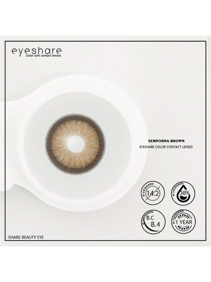 EYESHARE Natural Colored Contact Lenses for Eyes 2pcs New Contact Lenses Brown Lenses Fashion Colored Lens Eye Color - Image 4