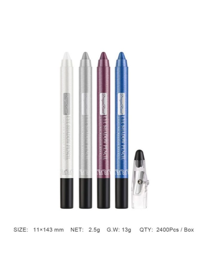 Highly Pigmented Eyeshadow Stick, 1Pc Long-Wearing Shimmer Eye Shadow Pen Pearl Lying Silkworm Pen Eye Makeup Blue - Image 5