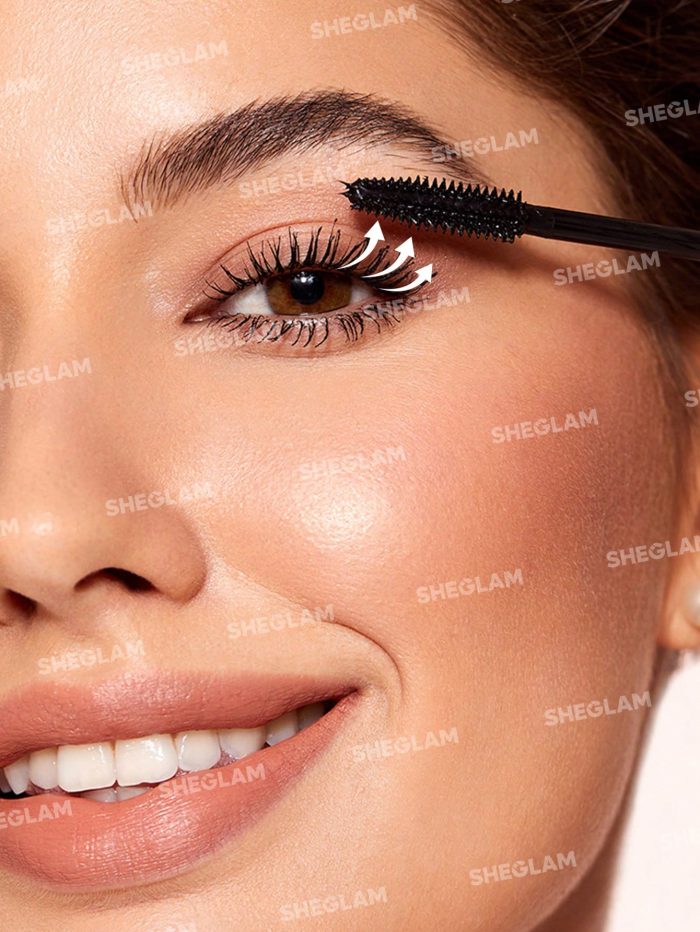 SHEGLAM Flutter Wink Volumizing Mascara Volumizing Lengthening Long-Lasting No Smudge Thick Lengthening Volume Big Eyes Mascara - Image 3