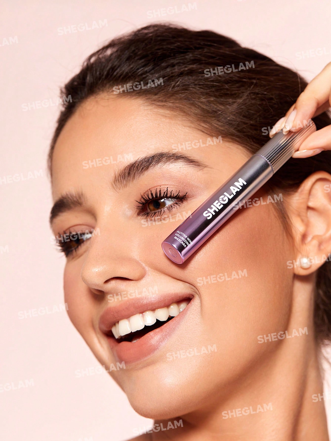 SHEGLAM Flutter Wink Volumizing Mascara Volumizing Lengthening Long-Lasting No Smudge Thick Lengthening Volume Big Eyes Mascara - Image 7