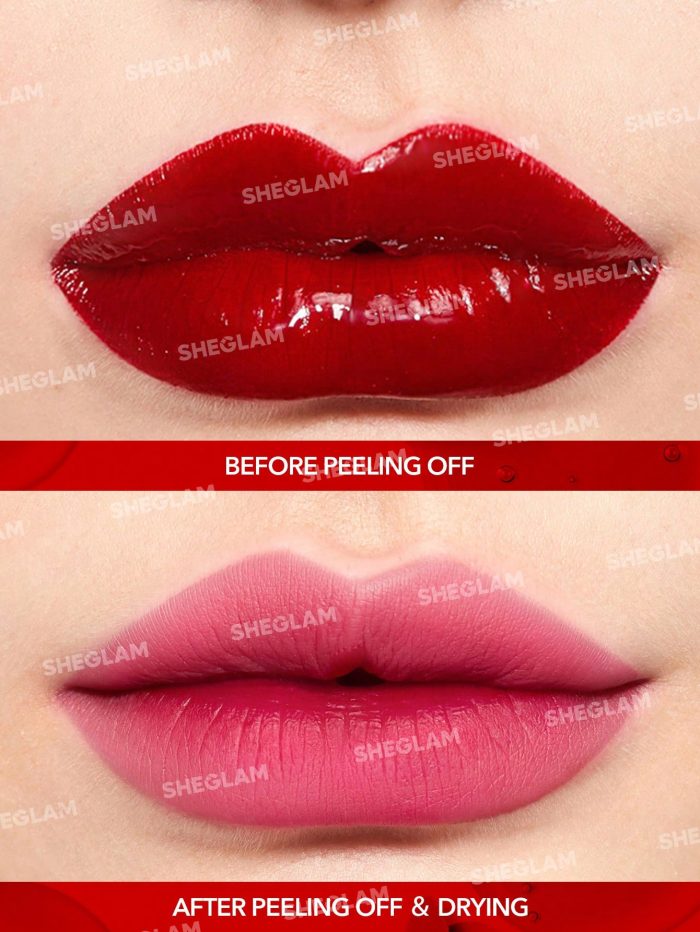 SHEGLAM Peel Talk Lip Tint-Celeb Crush Long-Lasting Waterproof Liquid Lipstick Peel Off Lip Stain High Pigment Tattoo Tint - Image 2