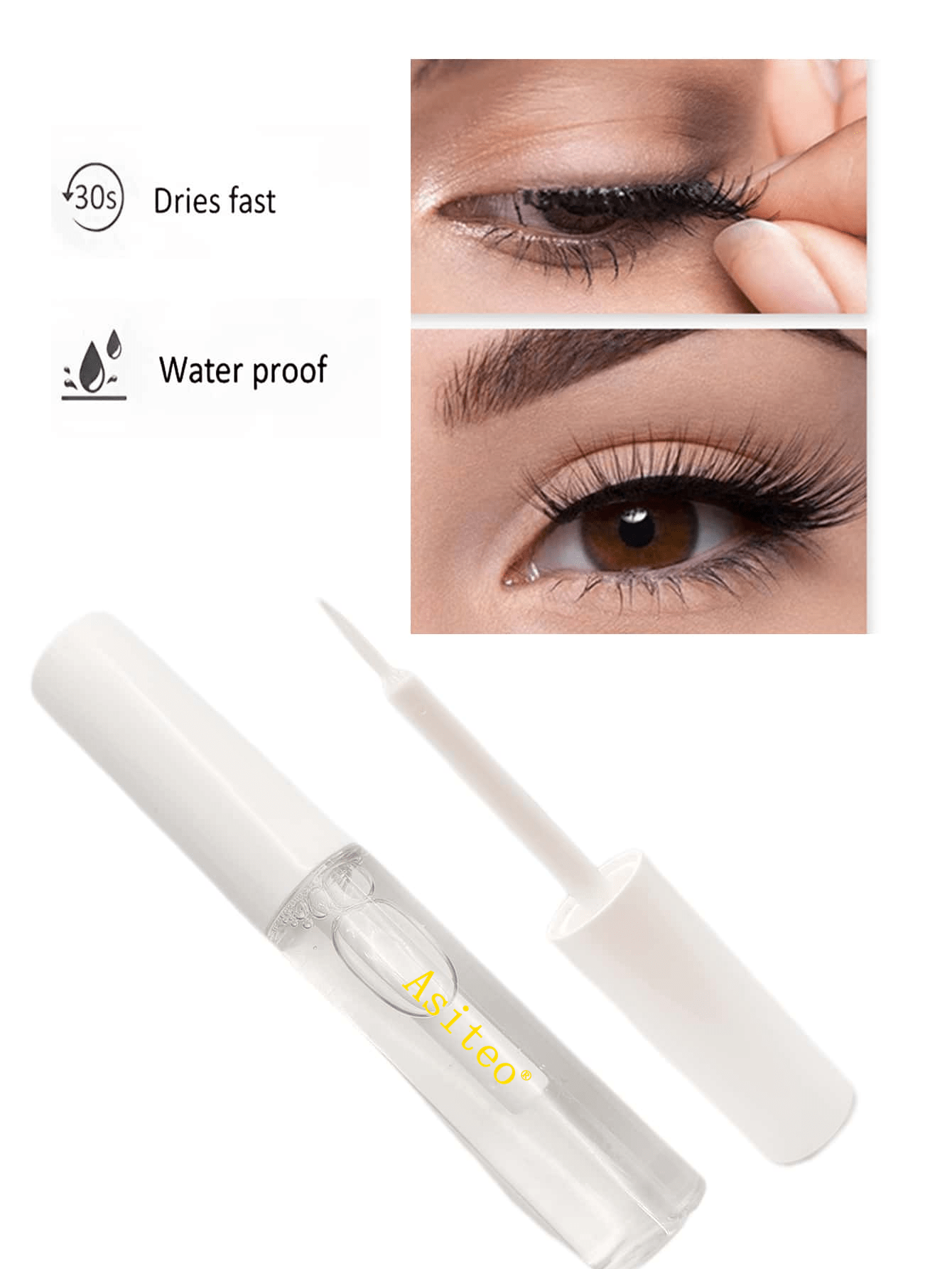 1 Piece 5ML Clear Color Eyelash Glue Makeup Faux Mink Eyelashes Adhesive Quick Dry Waterproof Long-lasting Lashes - Image 3