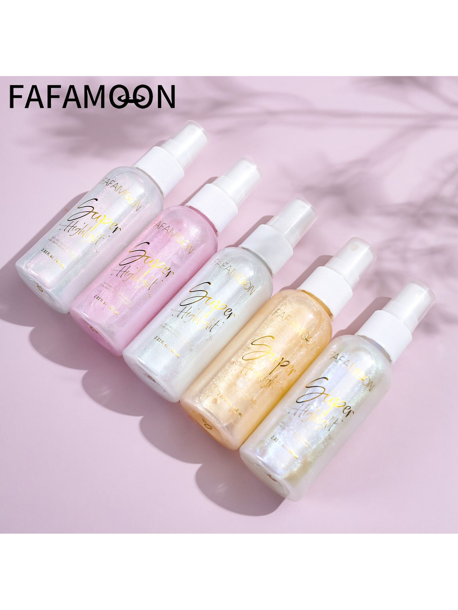 1pc Body Highlight Spray Fine Glitter Color Quicksand Color Pink Body Painting Polarized Stage Makeup - Image 3