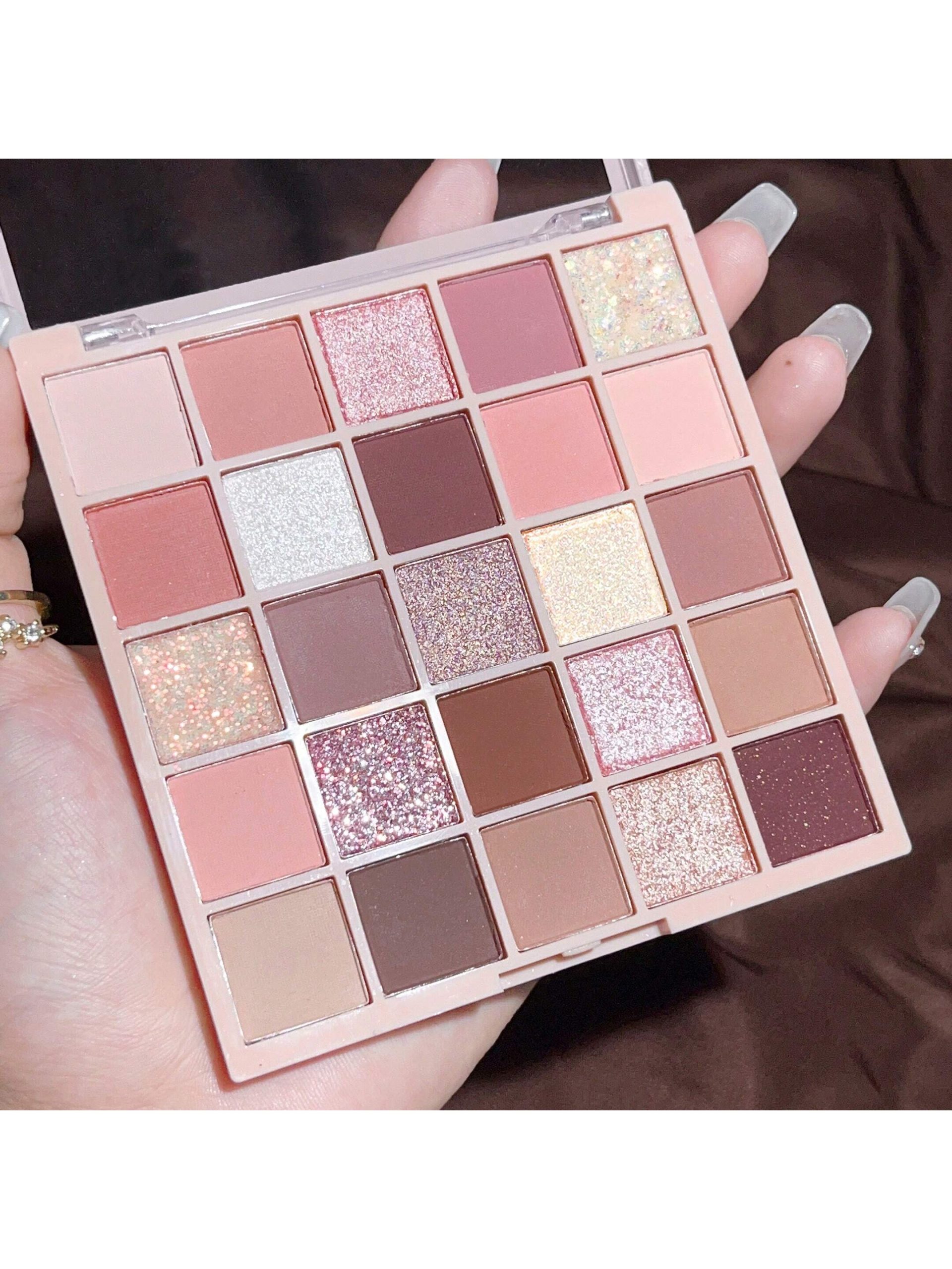 25-color Eyeshadow Palette, Including Matte, Shimmer & Glitter, With High Color Payoff, Waterproof, Sweatproof And Suitable For Daily Makeup. - Image 2