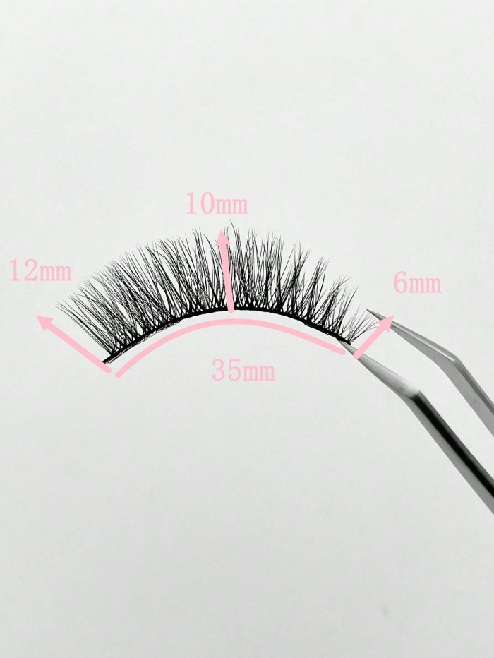 5pairs 12MM Cat Eye False Eyelashes - Image 2