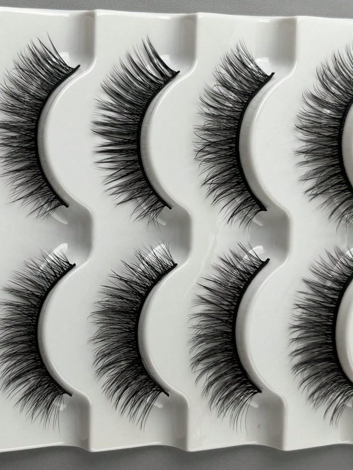5pairs 12MM Cat Eye False Eyelashes - Image 5
