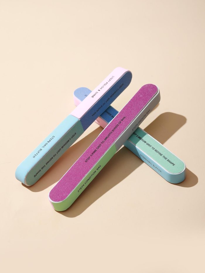 7 Way Nail Buffer, Nail Buffers Blocks for Natural Nails Shine Smoother Upgraded Buffing Block Seven Steps Polisher Fingernail Files Buffer Shining Buff Nails - Image 2