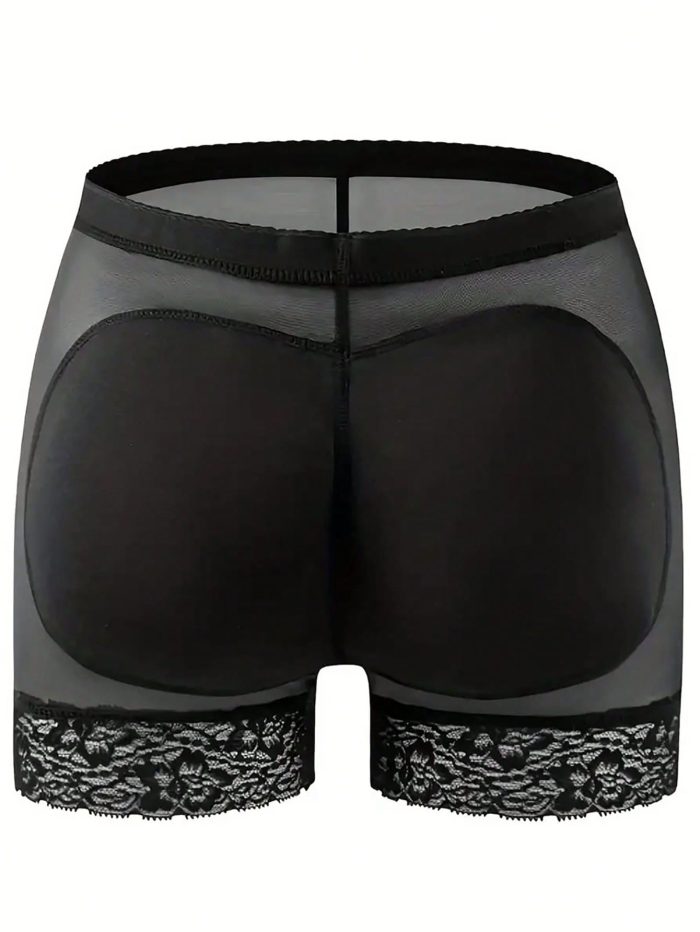 Lace Trim Butt Padded Shapewear Shorts - Image 4