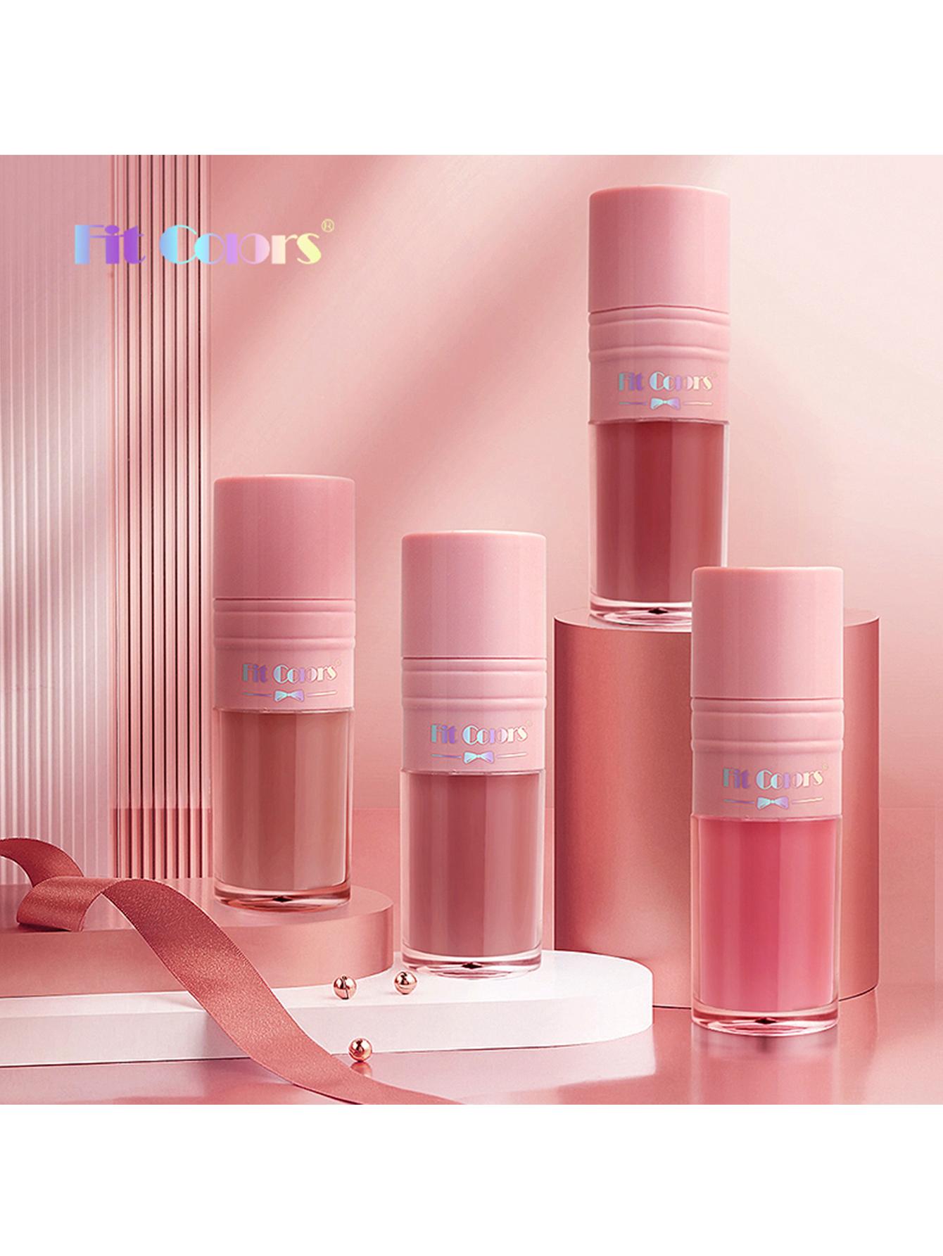 Liquid Blush,1Pc Highly Pigmented Liquid Blush Long-Wearing Brightening Blush 06 Dusk - Image 2