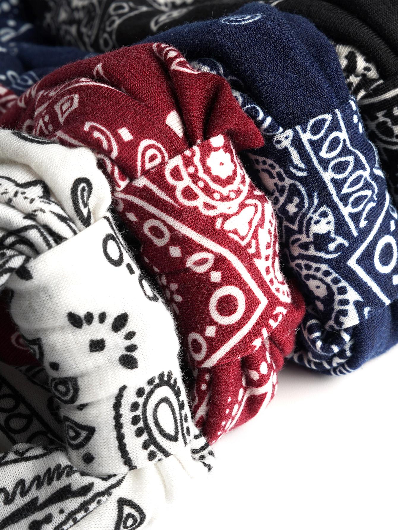 4pcs Women Paisley Pattern Fashion Hair Band For Daily Life - Image 4