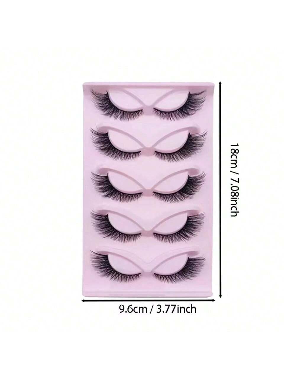 5 Pairs Cat Eyelashes Faux Mink Fox Eyelash Winged Fluffy Fake Lashes Natural Long Faux Cils Makeup - Image 5