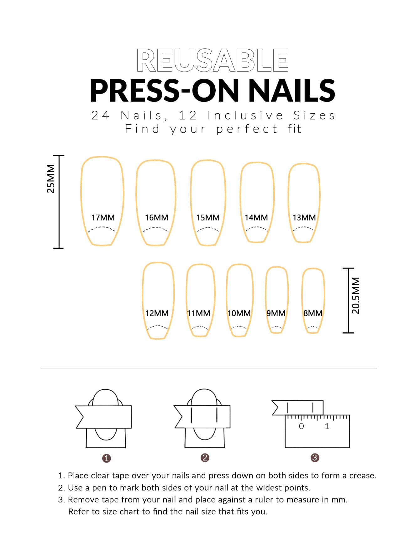 Instantly Upgrade Your Look with 24pcs Long Coffin Glitter Rhinestone 3D Bow Decor Fake Nail & 1pc Nail File & 1sheet Tape - Image 3