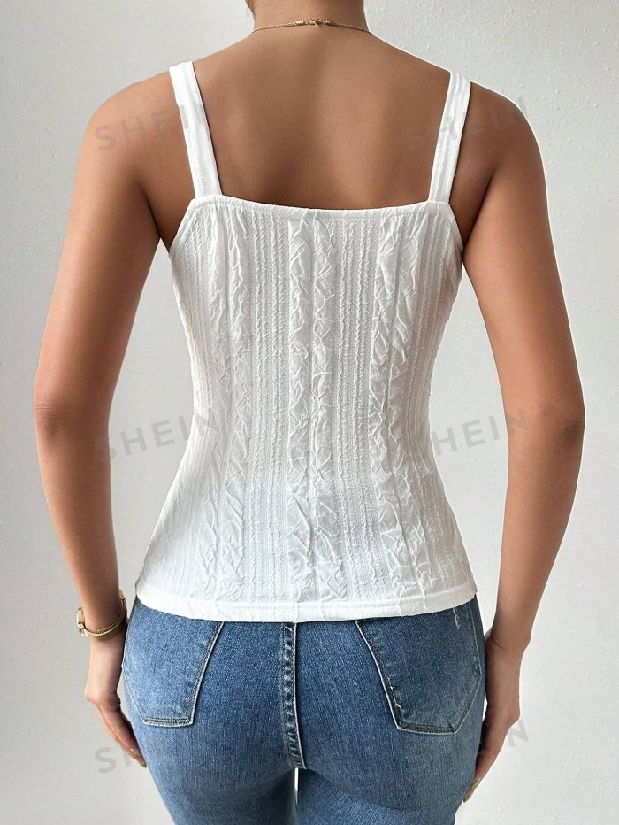 SHEIN Privé Chain Detail Tank Top - Image 2