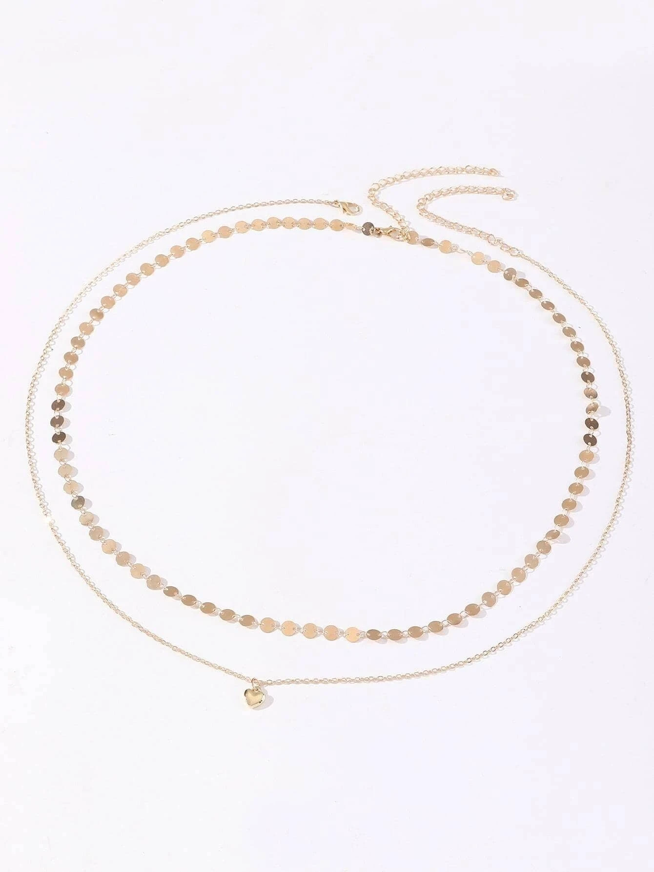 2pcs/set Disc Decor Waist Chain - Image 3
