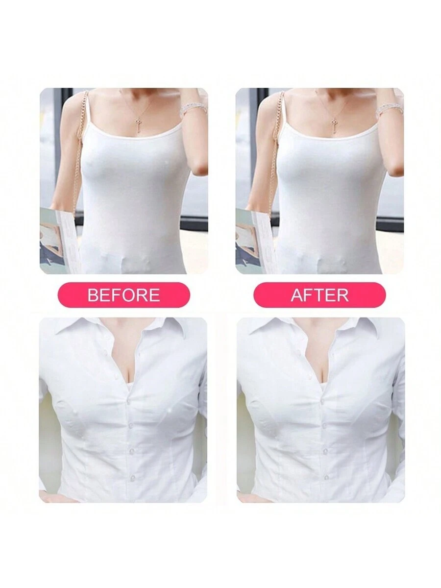 6/12pcs With Box, Nude Feeling, Silicone Breast Lift Tape, Anti-slip, Strapless And Reusable Women Breast Invisibility Cover, Silicone Nipple Cover - Image 4