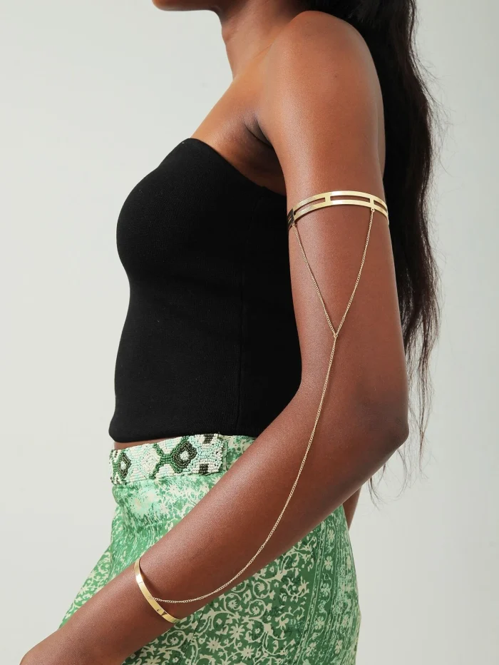 Chain Decor Arm Cuff