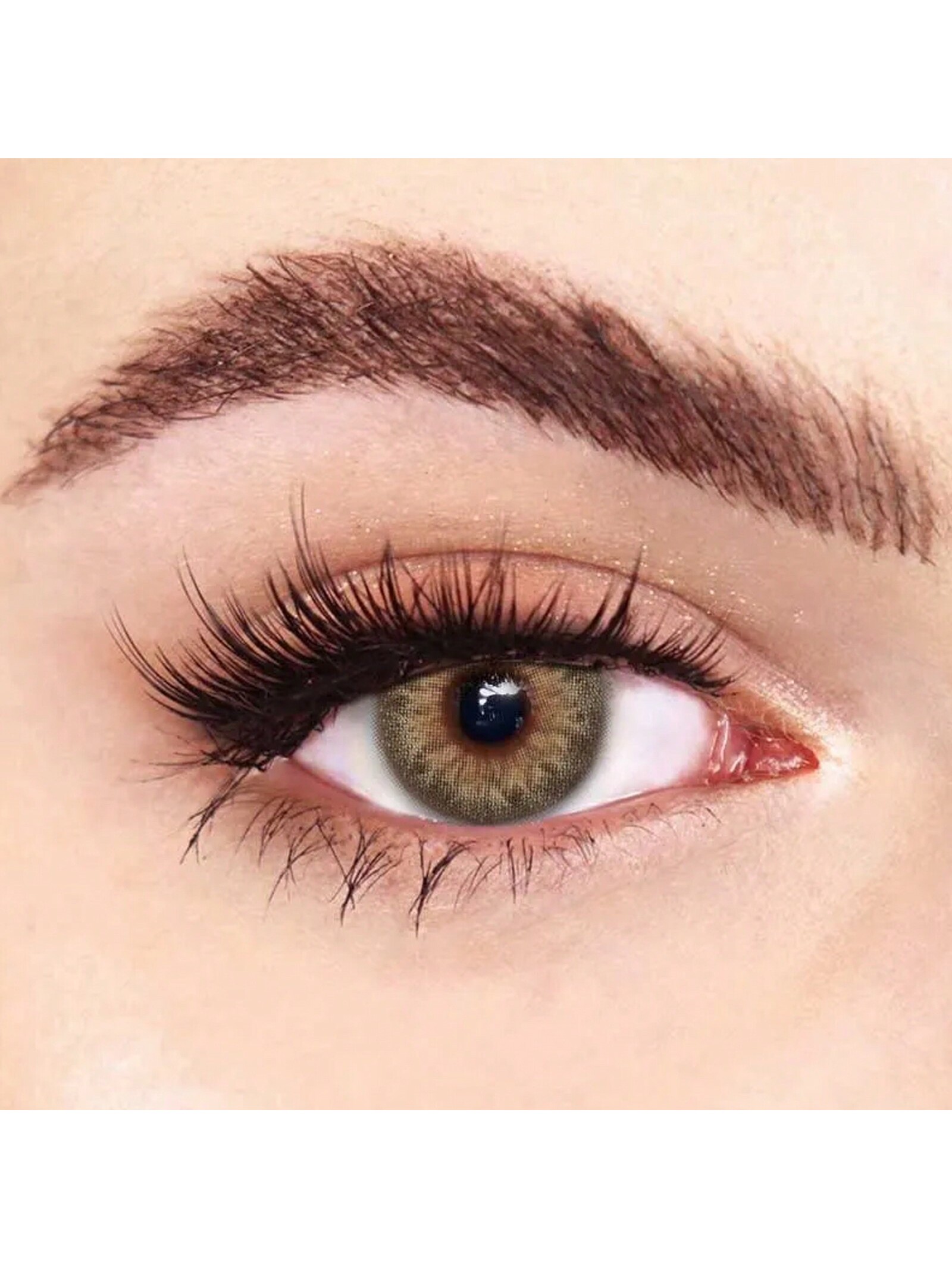 Monthly 1 Pair New Brown Soft Colored Contact Lenses 42% Water Content Fashion Makeup Lenses - Image 3