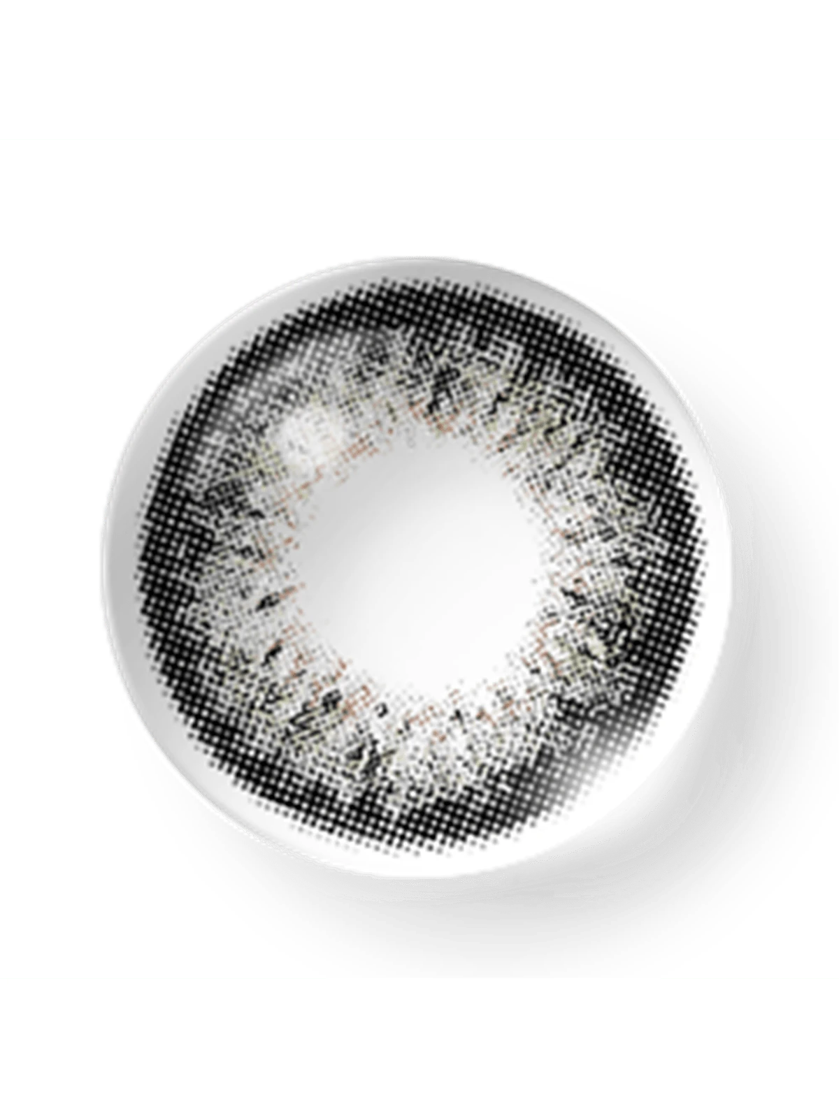 1pair Grey Enlarged Contact Lenses With Blue Tints, Hema Material, Annual Replacement, Ideal For Dating Or Daily Wearing - Image 4