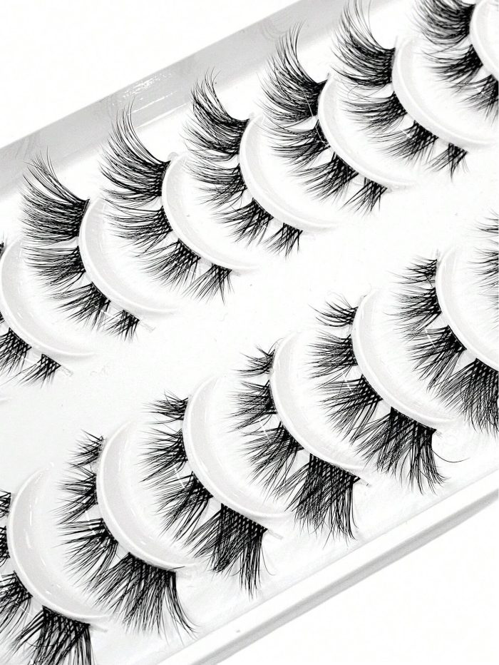 10 Pairs+10 Pairs Sell Well Suit Natural Looking Cluster False Eyelashes. - Image 5