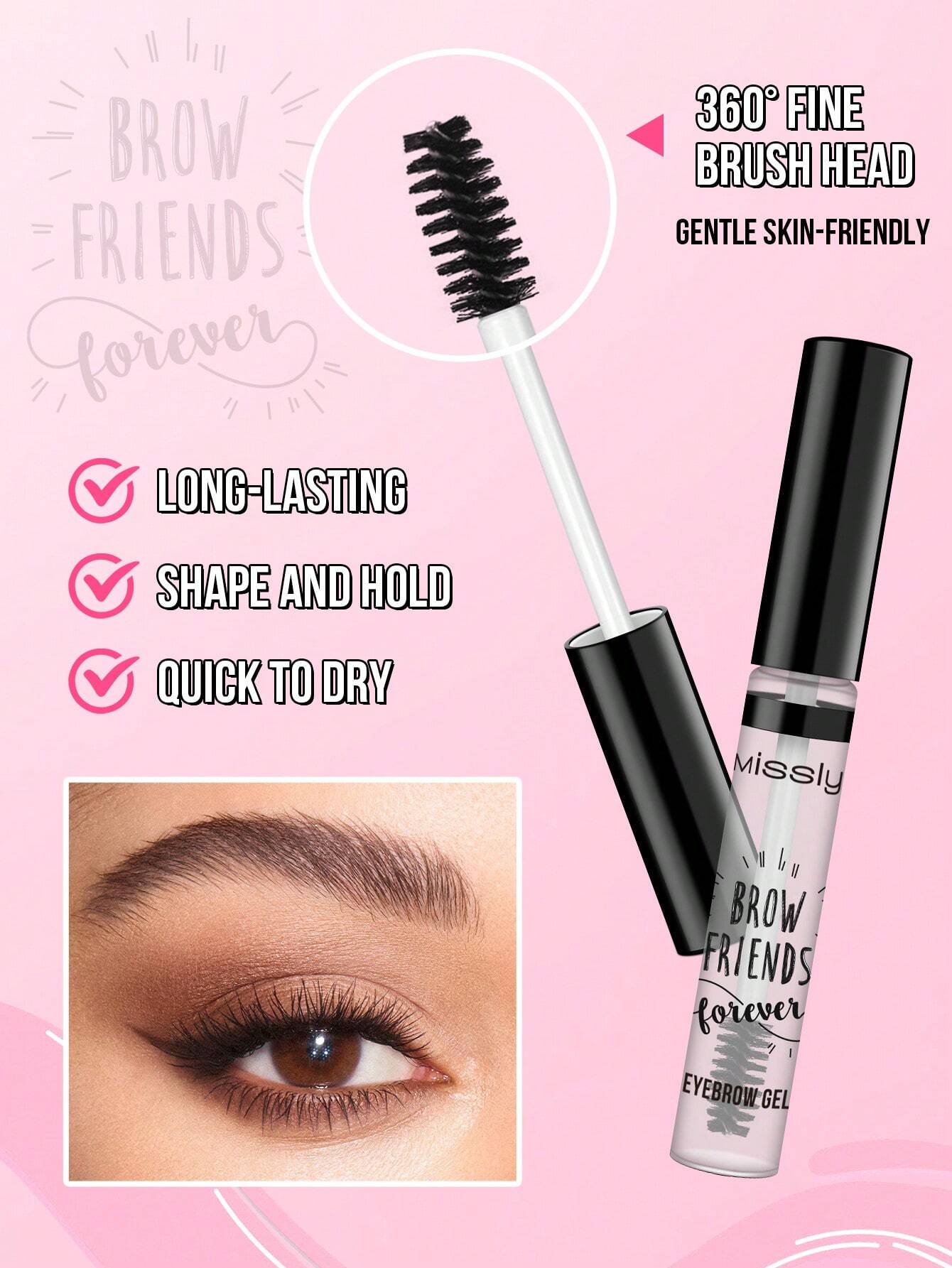 MissIyn Brow Friends Forever-Eyebrow Gel:Brow Friends Forever Eyebrow Gel. - Image 3
