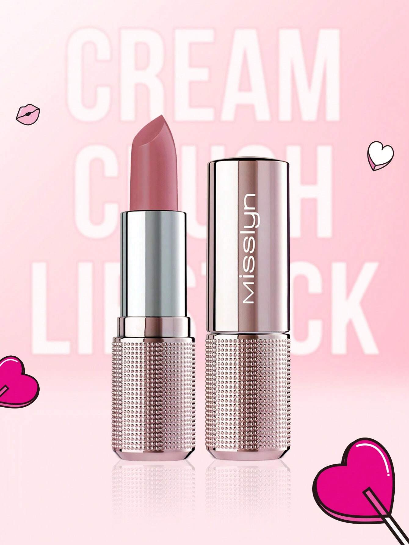 MissIyn Cream Crush Lipstick Nude #83 aT FIRST BLUSH - Image 3