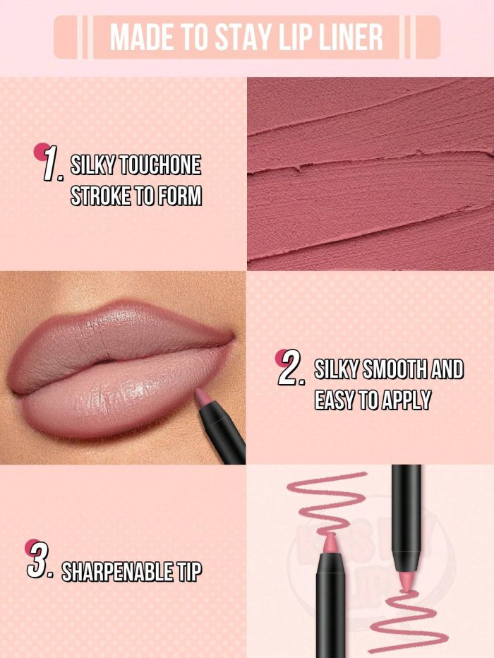 MissIyn Made To Stay Lip Liner, Matte Lip Liner 29 - Image 5