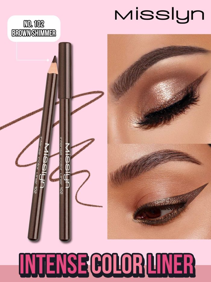MissIyn Super Easy Anti-Slip Waterproof Eyeliner 102 Brown Shimmer
