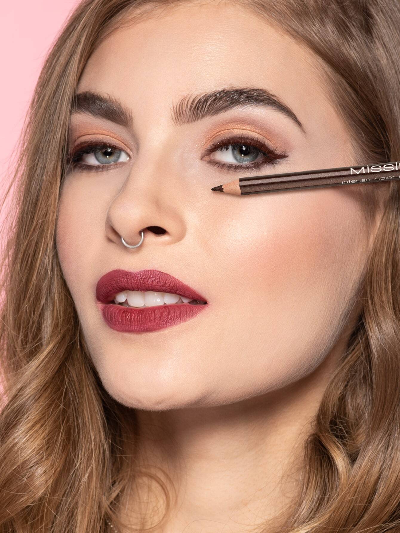 MissIyn Super Easy Anti-Slip Waterproof Eyeliner 102 Brown Shimmer - Image 2