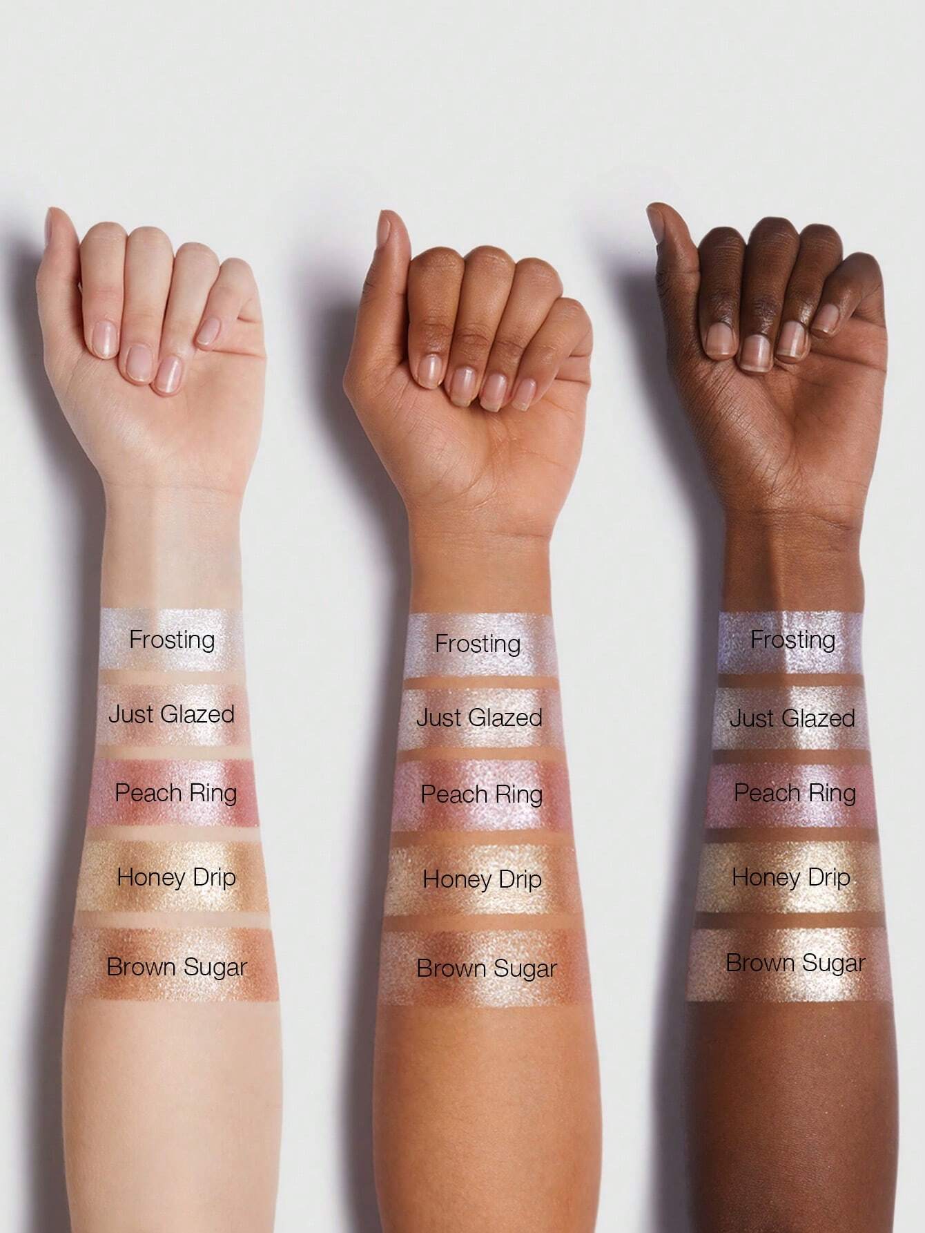 SHEGLAM Gleam Chaser Eyeshadow Topper-Peach Ring 5 Colors Glitter Eyeshadow Powder Shimmer Finish Peach Ring - Image 7