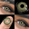 1 Pair Natural Color Lens Eyes Color Cosmetic Contact Lens Green Colored Lenses For Eyes Yearly Beauty Contact Lens