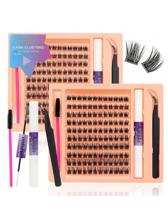 DIY Eyelash Extensions 120 Clusters Manga Lashes Volume Individual Eyelashes Extensions Lash Clusters DIY