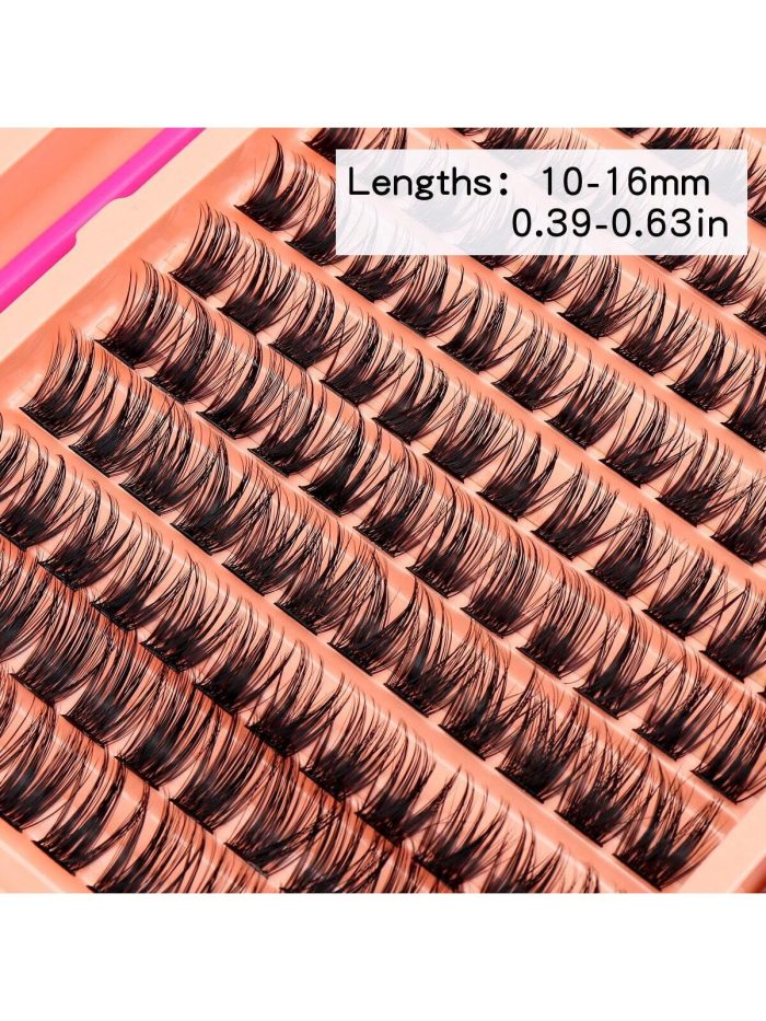 DIY Eyelash Extensions 120 Clusters Manga Lashes Volume Individual Eyelashes Extensions Lash Clusters DIY - Image 2